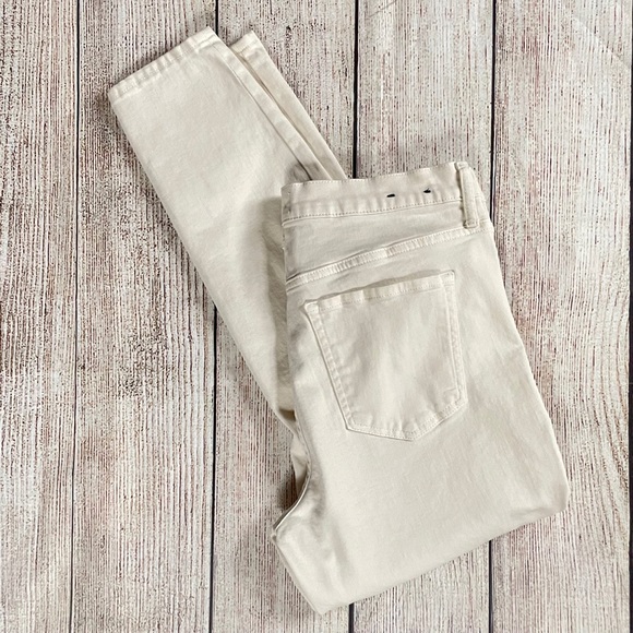 Gap High Rise Distressed Legging Jeans w/ Button Fly - Picture 8 of 10